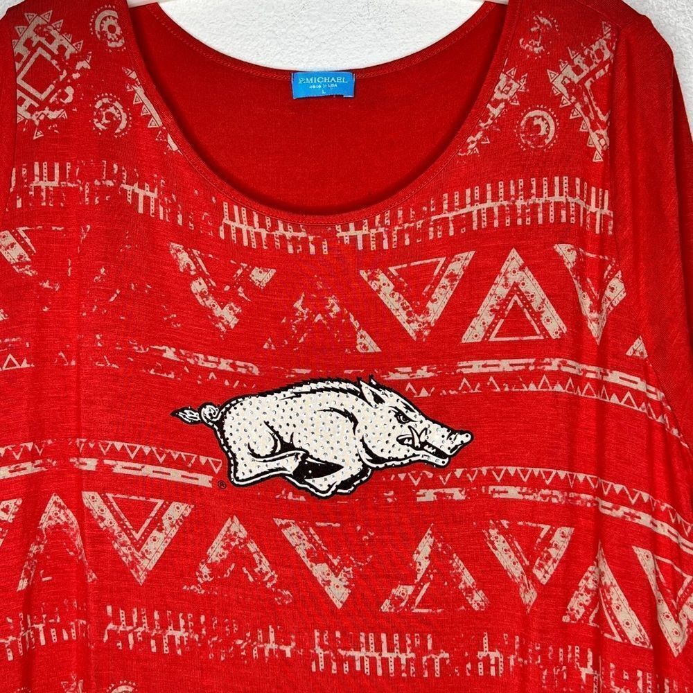P. Michael Arkansas Razorbacks Shirt - Picture 3 of 9